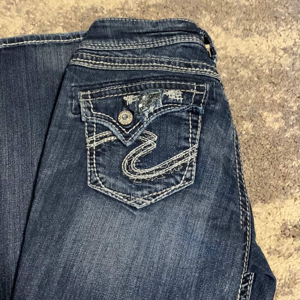 Silver jeans